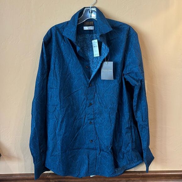 NWT THOMAS DEAN COLLECTION button down - Picture 1 of 4